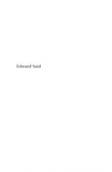 Edward Said: The Legacy of a Public Intellectual (Academic Monographs)