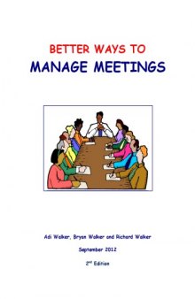 BETTER WAYS TO MANAGE MEETINGS