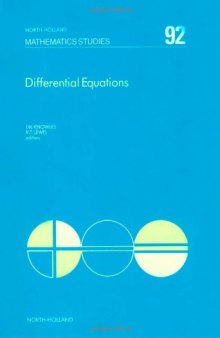 Differential Equations, Proceedings of the Conference held at The University of Alabama in Birmingham