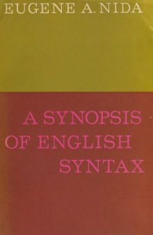 A synopsis of English syntax