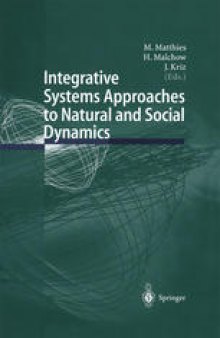 Integrative Systems Approaches to Natural and Social Dynamics: Systems Science 2000