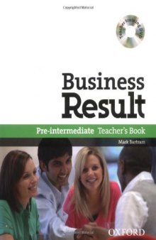 Business Result: Pre-intermediate Teacher's Book  
