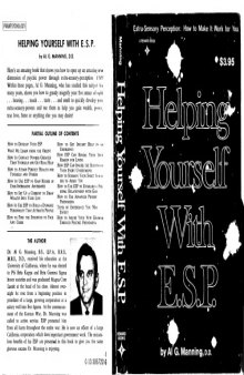 Helping Yourself With ESP