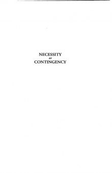 Necessity or Contingency: The Master Argument