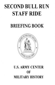 Second Bull Run staff ride : briefing book