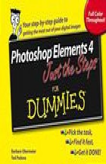 Photoshop Elements 4 : just the steps for dummies