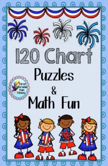 4th of July 120 Chart Puzzles and Activities