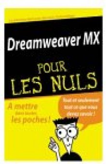 Dreamweaver MX pour les Nuls