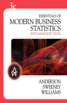 Essentials of Modern Business Statistics with Microsoft® Excel, 3Ed  
