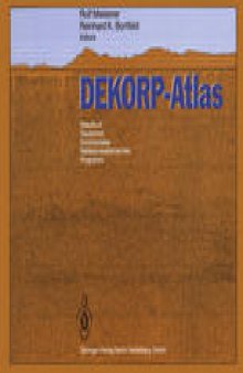 DEKORP-Atlas: Results of Deutsches Kontinentales Reflexionsseismisches Programm