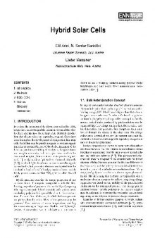 Hybrid Solar Cells