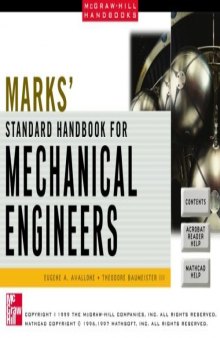 The Marks Standard Handbook for Mechanical Engineers