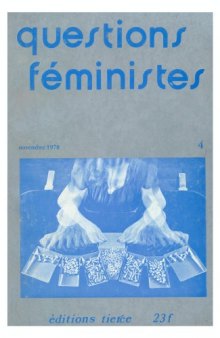 Questions féministes, n° 4, novembre 1978  issue 4