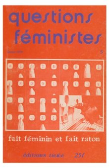 Questions féministes, n° 5, février 1979  issue 5