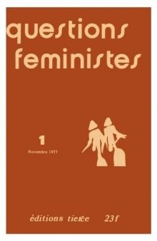 Questions féministes, n°1, novembre 1977  issue 1