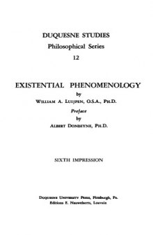 Existential Phenomenology