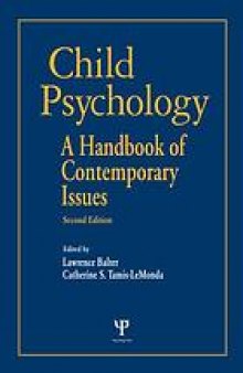 Child psychology : a handbook of contemporary issues