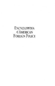 Encyclopedia of American foreign policy - O-W