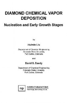 DIAMOND CHEMICAL VAPOR DEPOSITION Nucleation and Early Growth Stages