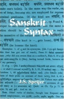 Sanskrit Syntax  
