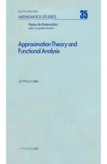 Approximation Theory and Functional Analysis