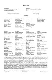 Applied Numerical Mathematics 61 (February 2011)