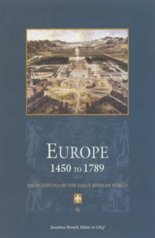 Europe 1450 to 1789: encyclopedia of the early modern world
