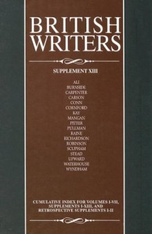 British Writers: Supplement 