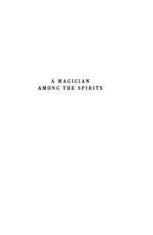 A Magician Among the Spirits  by Houdini
