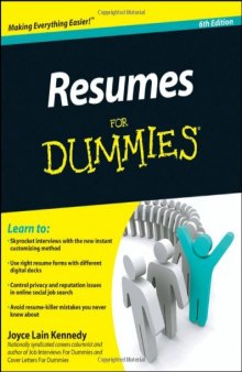 Resumes for Dummies (6th ed)  