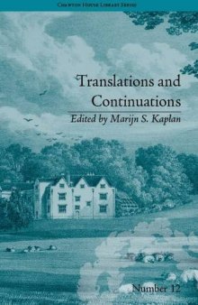 Translations and Continuations: Riccoboni and Brooke, Graffigny and Roberts (Chawton House Library Women's Novels)  