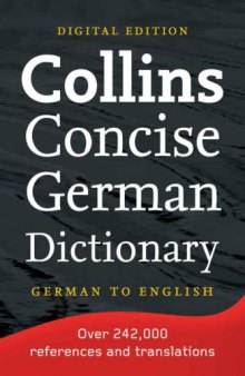 Collins Concise German-English Dictionary (digital edition for Kindle)