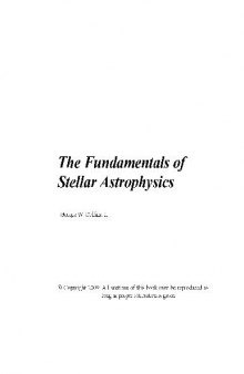 Fundamentals of Stellar Astrophysics 