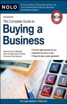 The Complete Guide to Buying a Business, 3rd Edition  