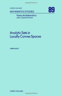 Analytic sets in locally convex spaces