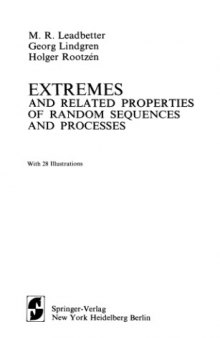Extremes and related properties of random sequences and processes