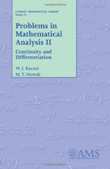 Problems in Mathematical Analysis 1: Real Numbers, Sequences and Series