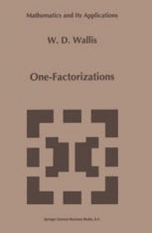 One-Factorizations