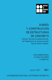 Diseño y Construcción de Estructuras de Concreto NTC RCDF 401