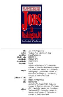 Jobs in Washington, DC