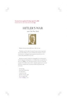 Hitler's war