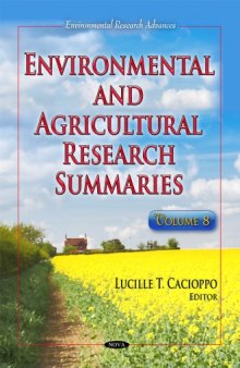 Environmental and Agricultural Research Summaries. Volume 8