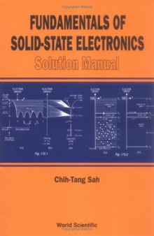 Fundamentals of Solid-State Electronics: Solution Manual