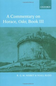 A Commentary on Horace: Odes Book III (Book 3)