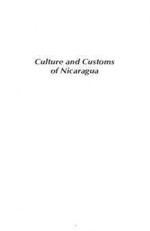 Culture and Customs of Nicaragua (Culture and Customs of Latin America and the Caribbean)