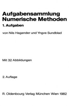 Aufgabensammlung Numerische Methoden. Aufgaben