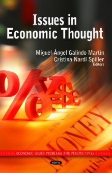 Issues in Economic Thought (Economic Issues, Problems and Perspectives)