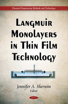 Langmuir Monolayers in Thin Film Technology  