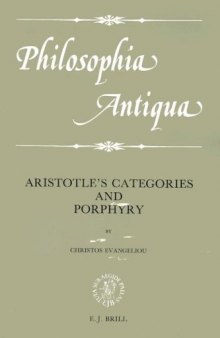 Aristotle's Categories and Porphyry 