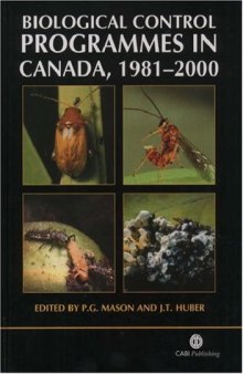Biological Control Programmes in Canada, 1981-2000 (Cabi)